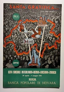 Santa Gratifica - XVII Gita Sociale Interlaken Berna Lucerna Zurigo - 1950 - Picture 1 of 3