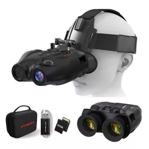 Helmet Mount IR Night Vision Goggles 850nm HD Video Record Hunting Binoculars - Picture 1 of 18