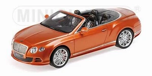 Minichamps 1:18 BENTLEY CONTINENTAL GT SPEED CONVERTIBLE 2015 ORANGE Modelo - Imagen 1 de 1