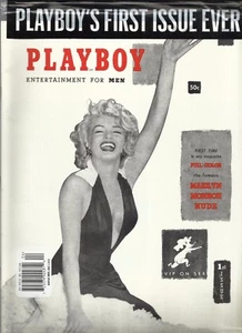 PLAYBOY'S FIRST ISSUE EVER THE FAMOUS MARILYN MONROE ( Reprint Copy ) - Picture 1 of 2