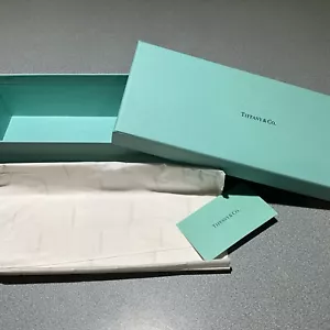 Tiffany & Co Empty Gift Box 11"x4.2"x2.2" TISSUE PAPER & CARD FREE SH - Picture 1 of 7