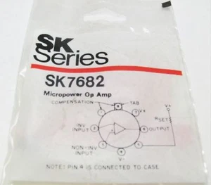 RCA SK7682 - Amplificatore operazionale Micropower - IC a 8 pin, NOS - Foto 1 di 1