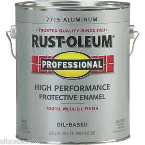 1 Gal Aluminum Gloss Rust-Oleum Protective Rust Control Enamel Paint 7715-402 - Picture 1 of 1
