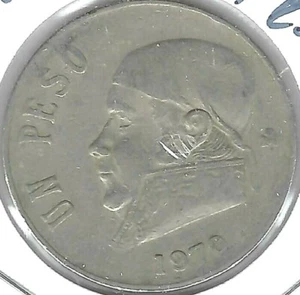 1970 Mexiko Umlaufmünze One Peso - Bild 1 von 2