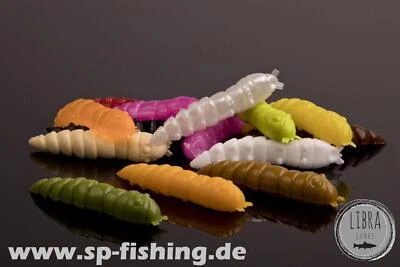 LIBRA LURES KUKOLKA 42mm Forellenköder Softbait Gummiköder Set Aroma Käse/Krill - Bild 1 von 4