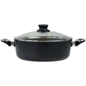 BAF hoher runder Bratentopf Induktion Ø 28 cm beschichtet Aluminiumguss & Deckel - Bild 1 von 10