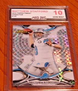 MATTHEW STAFFORD---2015 TOPPS FINEST---Xfractor--GEM 10***LIONS***Mad DOG - Picture 1 of 1