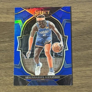 Shai Gilgeous-Alexander 2022-23 Panini Select Blue Prizm Concourse Thunder #56 - Picture 1 of 2
