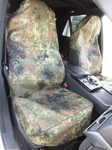 1 Sitzbezug Bundeswehr Camouflage Military Werkstattschoner Jagd Wald Schonbezug - Picture 1 of 4