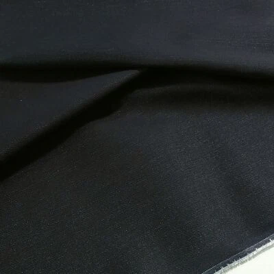 schwarz Designer Lurex Glitzer Jeansstoff SELTEN Baumwollstoff Meterware - Bild 1 von 4