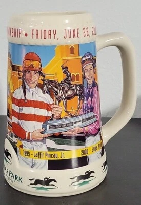 Taza Stein conmemorativa del campeonato de jinete NTRA All-Star 2001 de colección Foto 1 de 4