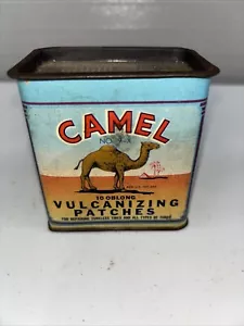 Vintage Camel Vulcanizing Patch units Tin With Patch Great Vintage Condition - Picture 1 of 9