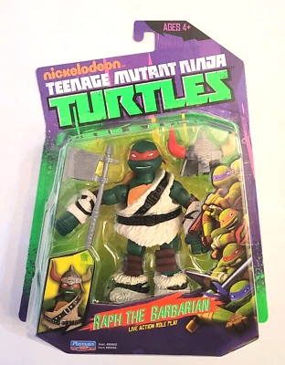 RAPH THE BARBARIAN (2014) TMNT Playmates Brinquedos Teenage Mutant Ninja Turtles (MOC) - Imagem 1 de 4