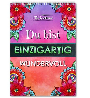 Malbuch Selbstliebe und Achtsamkeit Geschenk für Erwachsene + BONUS - Bild 1 von 4