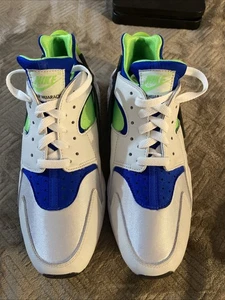 Nike Air Huarache Scream Green Size 9.5 New No Box DD1068-100 - Picture 1 of 9