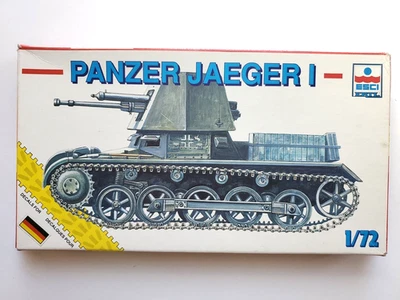 ESCI ERTL 1:72 Panzer Jaeger I German Tank Model Kit 8372 - Image 1 of 3