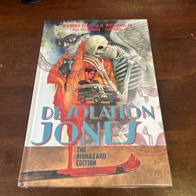 Desolation Jones: The Biohazard Edition (Deluxe Hardcover) Warren Ellis - SEALED - Image 1 of 2