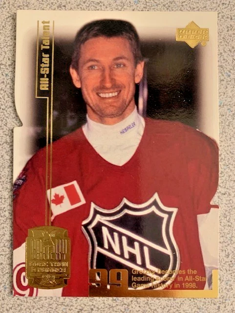 1999-00 UD Wayne Gretzky Living Legend #74 More Than a Number Parallel SP 31/99 - Image 1 of 2