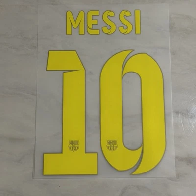 2012-14 MESSI Barcelona Home Nameset Name Number La Liga Champions League - Image 1 of 3