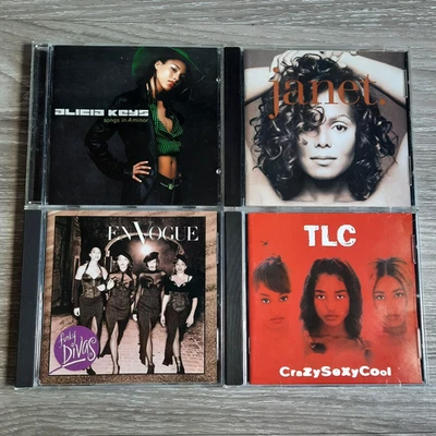 R & B Artists CD Lot of 4 – R & B Soul Dance – CrazySexyCool, Songs in A Minor Foto 1 de 4