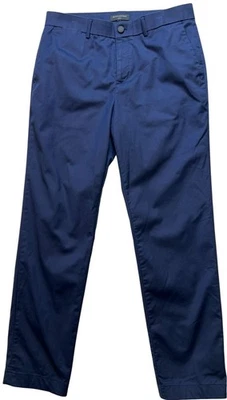 Pantalones chinos Banana Republic para hombre ajustados Preppy Academia talla 33x32 azul marino Foto 1 de 4