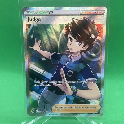 Pokemon Judge TG25/TG30 Silver Tempest Sword & Shield Trainer Gallery - Image 1 of 2