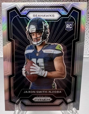 2023 Panini Prizm Rookie Variation Jaxon Smith-Njigba #309 Silver Prizm (RC)  - Image 1 of 2