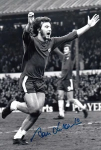 ALAN HUDSON Signed Photograph - Chelsea Football Player - 6"x4" reprint - Picture 1 of 1