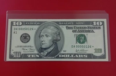 2003 $10 Star Note Only 416,000 Printed Uncirculated - Image 1 of 4