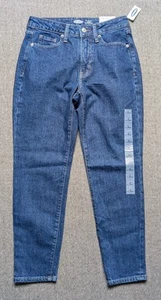 Old Navy Jeans Women's 2 Blue High Rise OG Straight Medium Wash NWT - Picture 1 of 7