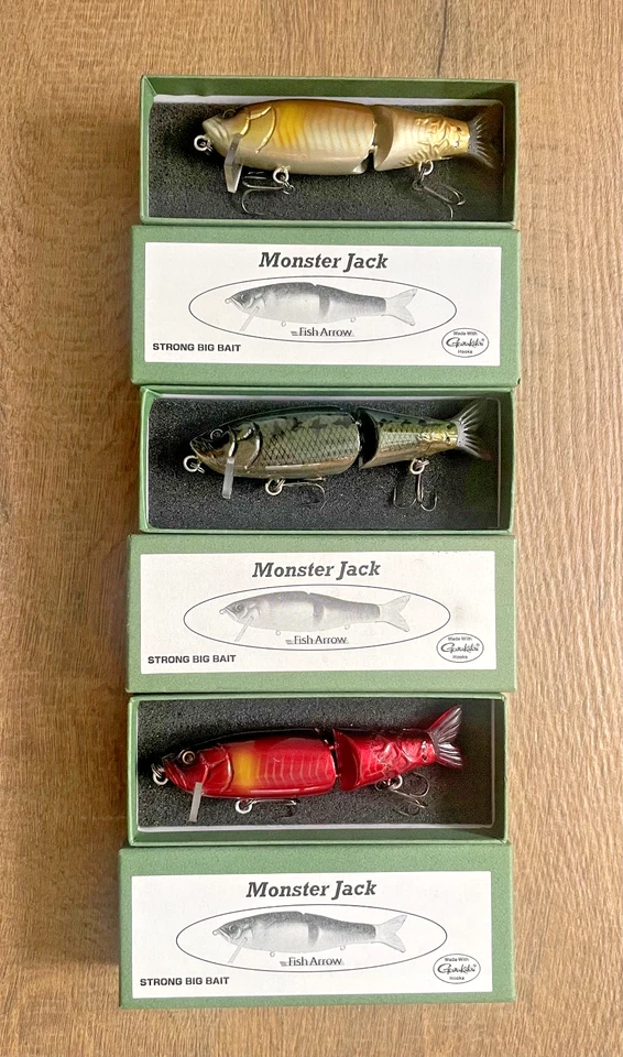 Fish Arrow Monster Jack Mini 90mm 1/2oz Wobbler Fishing Lure Set - Bild 1 von 1