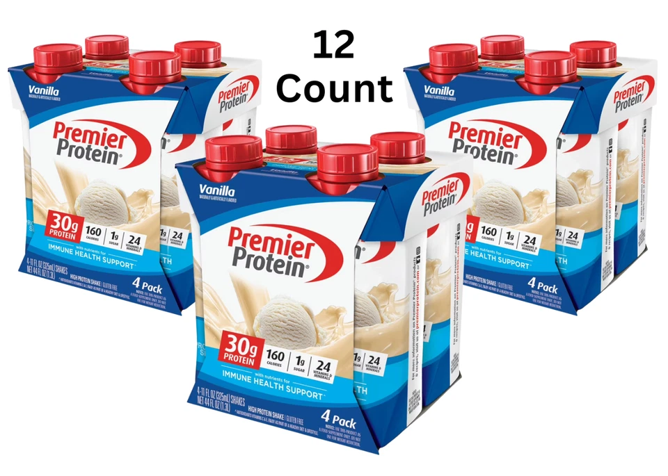 Premier Protein Shake, Vanilla, 30g Protein, 11 fl oz, 12 Ct - Image 1 of 1