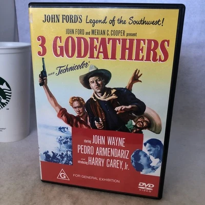 3 Godfathers (DVD, 1948)VGC. Free Shipping Reg4 - image 1 of 3