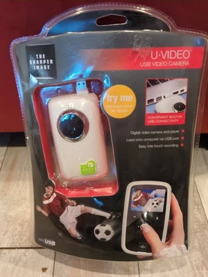 The Sharper Image U-Video White Handheld Standard Definition Digital USB Camera - Image 1 of 2