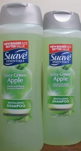 Lot of 2 Suave Juicy Green Apple Revitalizing Shampoo 15oz *24H Fragrance - Picture 1 of 1