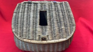 Old English Wicker Fly Fishing Creel Needs Repair. - Picture 1 of 6