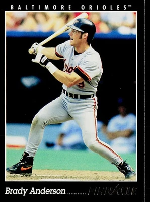 1993 Pinnacle #70 Brady Anderson Baltimore Orioles - Image 1 of 2