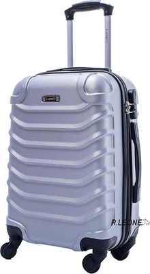 Valigia Easyjet 45X36X20 Cm Trolley Bagaglio a Mano in ABS 4 Ruote (Argento, 202 - Immagine 1 di 4