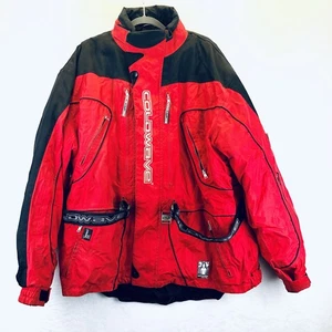 Chaqueta de Carreras Coldwave Para Hombres XXL 2XL Acolchada Forrada Moto de Nieve Motocicleta ESQUÍ Roja - Imagen 1 de 20