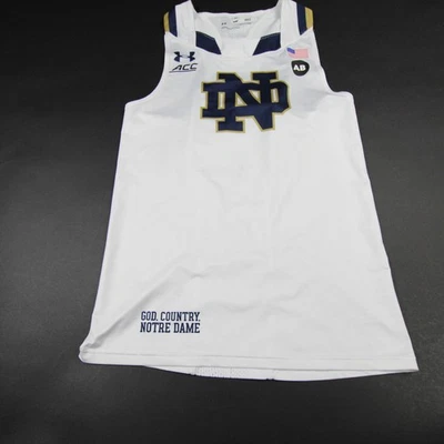 Camiseta deportiva Notre Dame Fighting Irish Under Armour Game - Otros para hombre blanca usada Foto 1 de 4