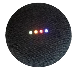 Altavoz inteligente Google Home Nest Mini 1ª generación con cable de alimentación cable carbón - Imagen 1 de 3