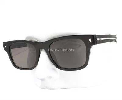 Gafas de sol Prada SPR A17 16K-731 lentes de vidrio gris negro pulido 51 mm con estuche Foto 1 de 4