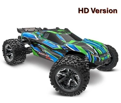 Traxxas 67376-4 Rustler 4x4 VXL HD 3S grün 110km/h Truggy - Bild 1 von 4