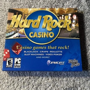 Videogioco PC Hard Rock Casino Blackjack Craps Roulette Slot Poker Disco È Come Nuovo - Foto 1 di 7