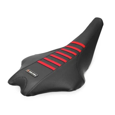 Cubierta de asiento acanalada negra/roja para Yamaha YFZ 450R 2009-2020 YFZ450R Foto 1 de 4
