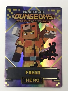 Minecraft Dungeons Arcade Serie 4 (#143 Hero: Fuego) FOIL Card - Foto 1 di 2