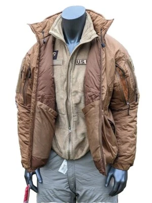 PCU Gen 3 Level 7 ECW  USMC PrimaLoft  Cold Weather Happy Coyote Parka Jacket - Image 1 of 4