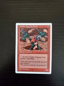 1997 MTG Magic the Gathering 5th Edition - Goblin Digging Team - LP - Picture 1 of 2