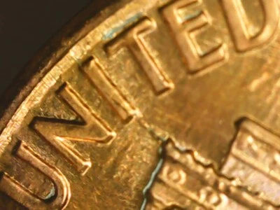 1990 Penny Die Crack Reverse - Image 1 of 4