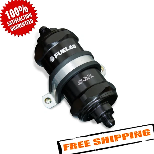 Filtro de combustible en línea Fulab 81831-1 serie 818, entrada/salida -6 AN Foto 1 de 3